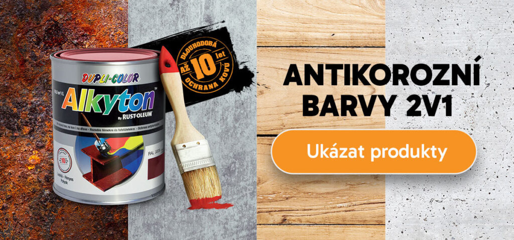 Antikorozní barvy 2v1 Alkyton