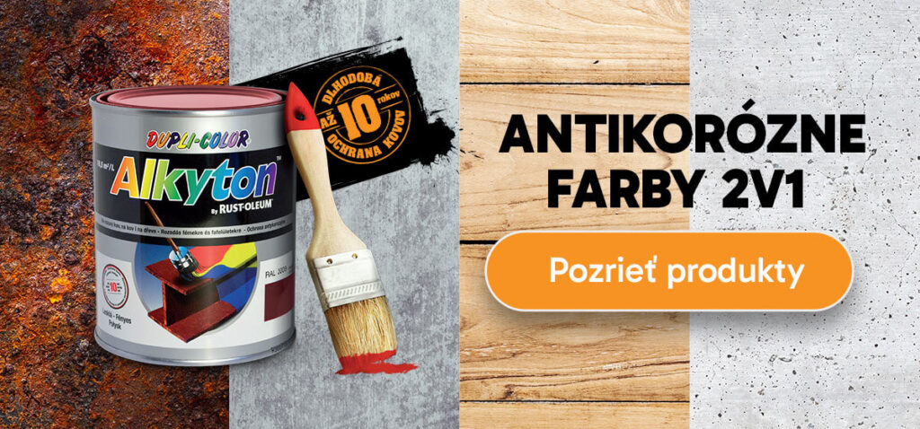 Antikorózne farby 2v1 Alkyton